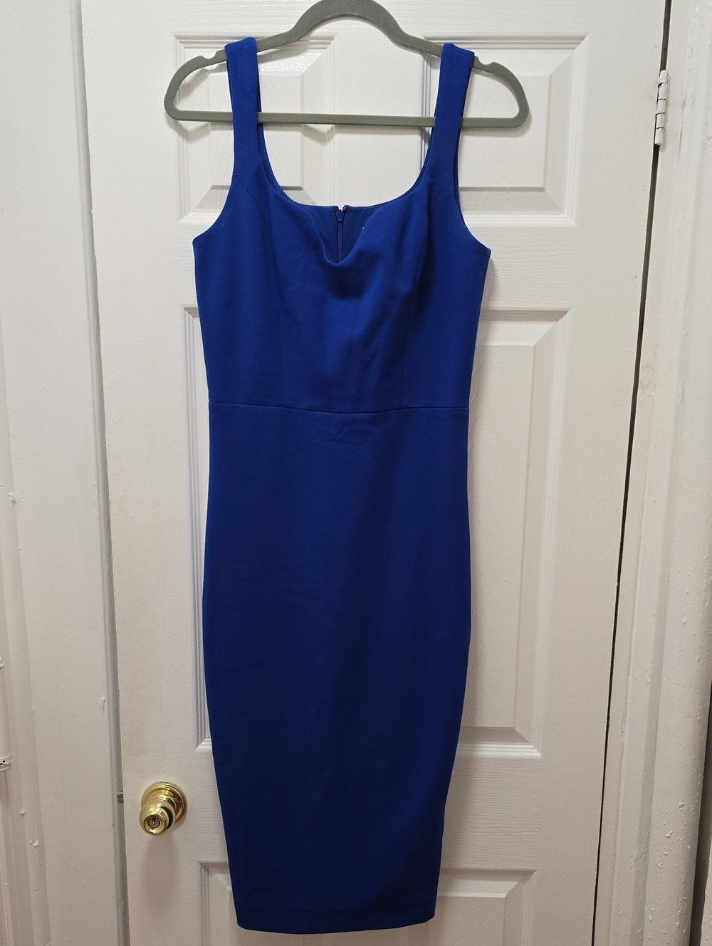 Dress the Population Cobalt Blue Midi Sheath Dress